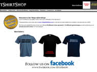 1Stop t-Shirt Shop website