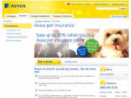 Aviva Pet Insurance website