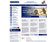 Columbus Direct Travel Insurance website