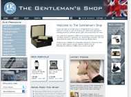 The Gentlemans Shop website