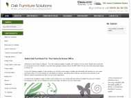 Oak Furniture Solutions website