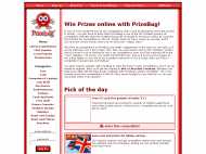 Prize Bug website