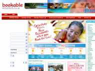 Bookable Holidays website