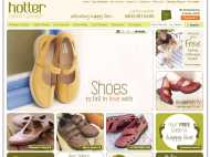 Hotter Shoes website