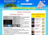 Karaoke Island website