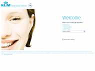 KLM UK website