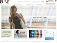 Pure Collection website