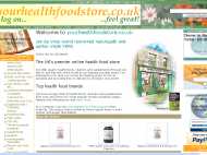 Your Health Food Store website